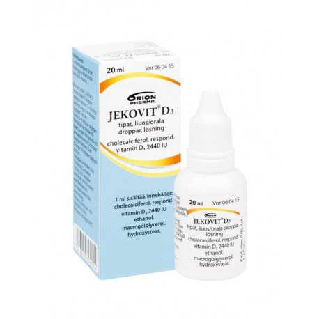 Витамин Д, Jekovit D3, на водной основе 20 мл
