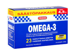 Friggs Omega-3 рыбий жир с витаминами, 135 капс.