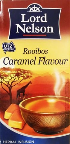 Чай ройбуш Lord Nelson Rooibos Caramel Flavour, карамель, 25 пак.