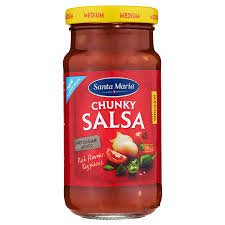 Томатный соус с луком, халапеньо и помидоры Santa Maria Chunky Salsa Medium, 230 гр.