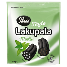 Лакричные конфеты Panda Lakupala Minttu, 250 гр.